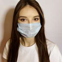 Маски 3-х слойные гигиенические в наличии 50 шт. в упаковке, в Москве