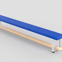 Скамья гимнастическая мягкая, ножки металлические 2м, в г.Алматы