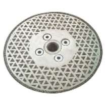 Круг алмазный (гальваника треугольник) для мрамора М 14 диам. 150мм корона, в Москве