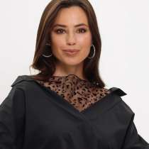 Рубашка черная женская 50-54, в Сыктывкаре