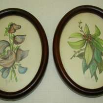 Картины - миниатюры Цветы 2 шт (X304), в Москве