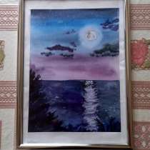 Картина ручной работы "Лунная ночь", в Москве