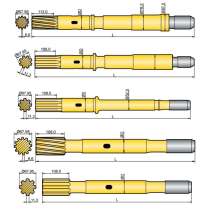 Хвостовик аналог Atlas Copco COP 4050, 4050ME, COP 4050MEX, в г.Баку