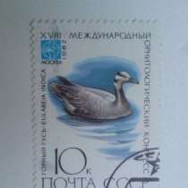 Марка 10к 1982 год СССР Горный Гусь, в Москве