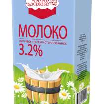 Молоко "молочное вдохновение" 3,2% к. 1л, в Видном