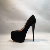 Туфли женские 35 36 размер замша шпилька черные, в Екатеринбурге
