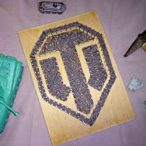 Карина "World of Tanks" в технике String Art, в Екатеринбурге