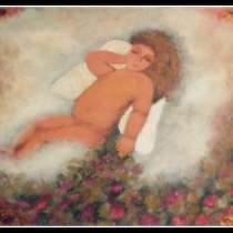 Картина "Ангел спит" 120x90, в Москве
