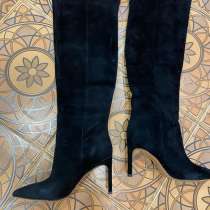 Замшевые сапоги ботфорты, в Энгельсе