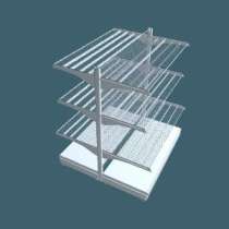 Торговое оборудование Стеллаж сетчатый в Новосибирске, в Новосибирске