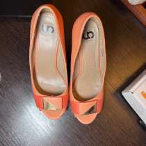 Туфли на каблуке оранжевые, в Москве