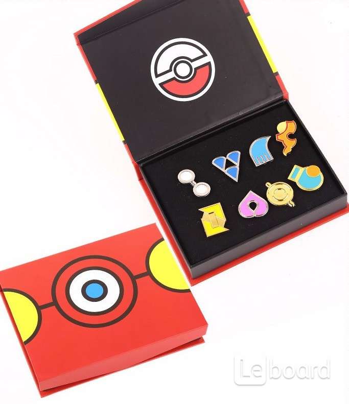 Komplekt Znachkov Trenera Pokemonov Znachki Hoenn V Permi