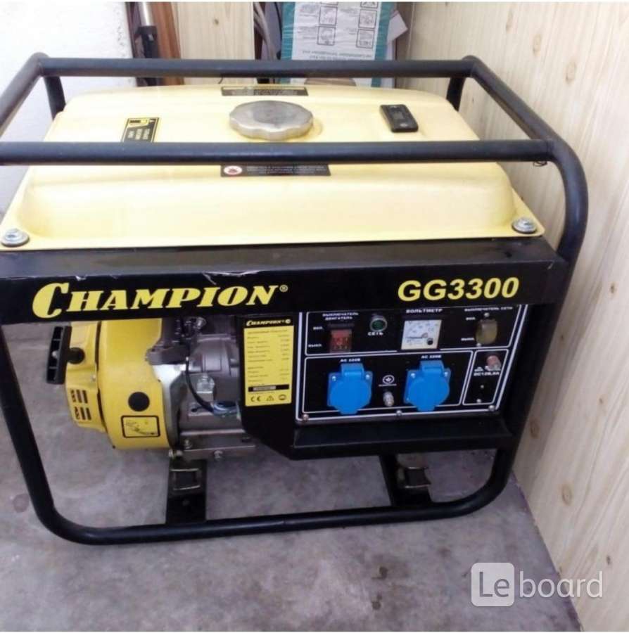 Генератор champion gg3200ew